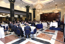 Pedro Argüelles inaugura una jornada sobre la industria de Defensa