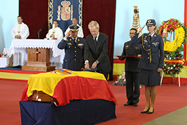 Funeral en Gando por los militares fallecidos en el accidente de Canarias