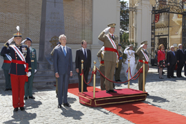 El Rey preside la entrega de despachos en Zaragoza