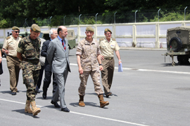El SEDEF visita el acuartelamiento de Loyola en San Sebastián