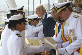 Rajoy preside la entrega de Reales Despachos en la Escuela Naval Militar