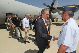 Llega a España el avión del Ejército del Aire con 28 personas
