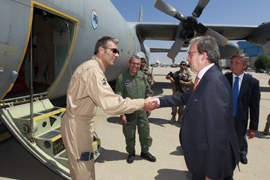 Llega a España el avión del Ejército del Aire con 28 personas