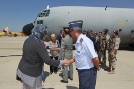 Llega a España el avión del Ejército del Aire con 28 personas