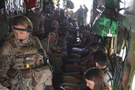 Aeropuerto de Mitiga,en Trípoli (Libia)