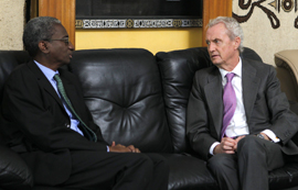 Recibido por el ministro de Defensa de la República Islámica de Mauritania