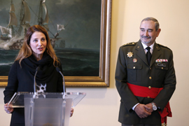 Palabras a cargo de la Subsecretaria de Defensa