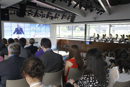 La jornada se desarrolla en el auditórium del Campus Repsol