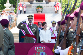 Felipe VI preside los actos centrales del  Día de las Fuerzas Armadas