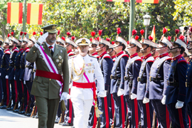 Felipe VI preside los actos centrales del  Día de las Fuerzas Armadas