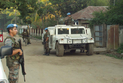 LOS INFANTES DE MARINA PARTICIPAN EN UNA OPERACIÓN PARA RESTABLECER LA SEGURIDAD ENTRE LOS PUEBLOS DE TROU DU NORD Y DUBOUT