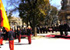 El ministro de Defensa, José Bono,y el alcalde de Madrid, Alberto Ruiz -Gallardón, presiden el izado de la bandera nacinal en la Plaza de la Lealtad