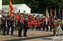 José Bono, ministro de Defensa, en el acto Homenaje a los Caidos en el monumento al Soldado Desconocido. Cementerio de Arlington Washington.