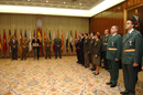 Acto de imposicion de condecoraciones en el Ministerio de Defensa