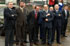 El ministro de Defensa, el vicepresidente de la Xunta y el presidente de UROVESA en la demostración táctica del VAMTAC