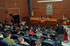 El ministro de Defensa durante la conferencia en la Universidad de Pontevedra.