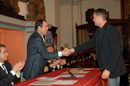 El ministro de Defensa durante la entrega de los premios ¿Virgen del Carmen 2005¿ y ¿Revista General de Marina 2004¿.