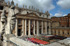 Vista de la Plaza de San Pedro en el Vaticano, en la ceremonia de Solemnidad celebrada por el Santo Padre