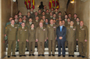 Su Majestad El Rey y el ministro de Defensa con el Consejo Asesor de Personal del Ejército de Tierra