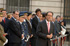 José Bono, ministro de Defensa, durante su discurso en el acto de despedida en el Cuartel General de Tierra
