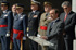 El ministro de Defensa, José Antonio Alonso, durante su discurso en el Ministerio de Defensa