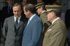 Los ministros de Defensa, José Antonio Alonso y José Bono, con el JEMAD Gral Felix Sanz
