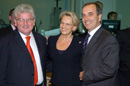 Los minstros de Defensa del Reino Unido, Des Browne, Francia, Michelle Alliot- Marie, y Eapaña, José Antonio Alonso, en la reunión en Bruselas