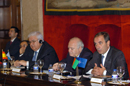 El ministro de Defensa, José Antonio Alonso, en la inauguración del seminario 'España en Afganistán', que hoy se celebra en el Centro Superior de Estudios de la Defensa Nacional (CESEDEN)