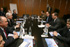 Mesa de trabajo de las delegaciones española y norteamericana durante su encuentro bilateral