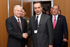 Saludo del ministro de Defensa, José Antonio Alonso, al Secretario de Defensa de Estados Unidos, Robert Gates, al inicio del encuentro bilateral