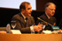 José Antonio Alonso, ministro de Defensa, durante su intervención en Caixanova