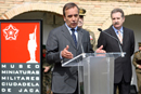 El ministro de Defensa en la inauguración del Museo de Miniaturas Militares