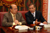 El ministro de Defensa, José Antonio Alonso, y el rector de la Universidad de Sevilla, Miguel Florencio, durante la firma del convenio de colaboración en Sevilla