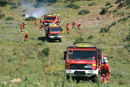 Ejercicio 'Beta 01/07' desarrollado por el II Batallón de Intervención en Emergencias de la UME en el campo de adiestramiento de la sierra del Retín, en la provincia de Cádiz