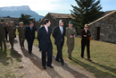 El secretario general de  Política de Defensa, Luis M. Cuesta Civís visita las instalaciones de La Ciudadela de Jaca