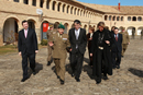 El secretario general de  Política de Defensa, Luis M. Cuesta Civís visita las instalaciones de La Ciudadela de Jaca
