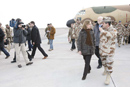 La ministra de Defensa y el ministro de Exteriores a su llegada a la Base de  Herat
