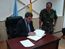El vicesecretario general de Naciones Unidas para las Operaciones de Paz, Alain Le Roy, ha visitado hoy la base espa&ntilde;ola Miguel de Cervantes