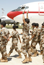 Llegada del contingente Sirius de la operaci&oacute;n EUFOR Chad/RCA a la Base A&eacute;rea de Getafe