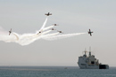 Exhibici&oacute;n Aeronaval en la Segunda Playa de El Sardinero