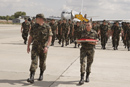 El &uacute;ltimo contingente espa&ntilde;ol desplegado en Kosovo llega a la base a&eacute;rea de Getafe