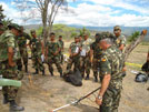 Curso de desminado impartido en Bagua Grande, Perú. 2010