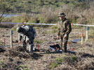 Curso de instructores de desminado impartido a las Fuerzas Armadas de Chile, en Chile. 2008