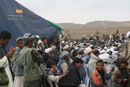 Celebracion de una 'jirga' en Moqur (Afganistán)
