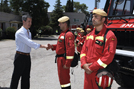 Presentación del dispositivo contra incendios forestales de la UME