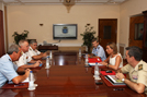 Encuentro de trabajo en el Estado Mayor de la Defensa para analizar el dispositivo de la operación Atalanta ante el final de los monzones