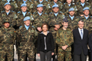 Visita de la ministra de Defensa, Carme Chacón, a las tropas destacadas en el Líbano