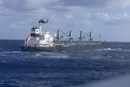 La fragata 'Méndez Núñez' durante una patrulla al norte de Trìpoli (operación Unified Protector)