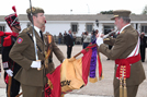 Imposición de la Corbata de la Orden de Isabel la Católica a la bandera de la Academia de Ingenieros