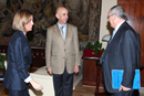 Encuentro de la Ministra de Defensa con el Consejero delegado e EADS y con el director de Airbus Military y presidente de  EADS en España